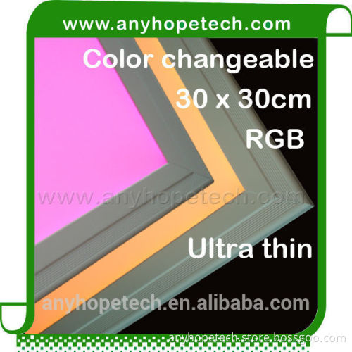 Factory Supply full color 300x300mm led light panel price